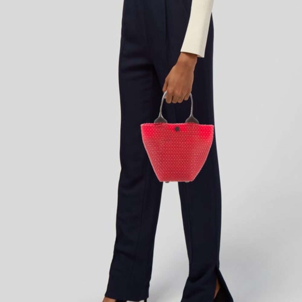 Truss Le Mini Woven Sac Red Tote